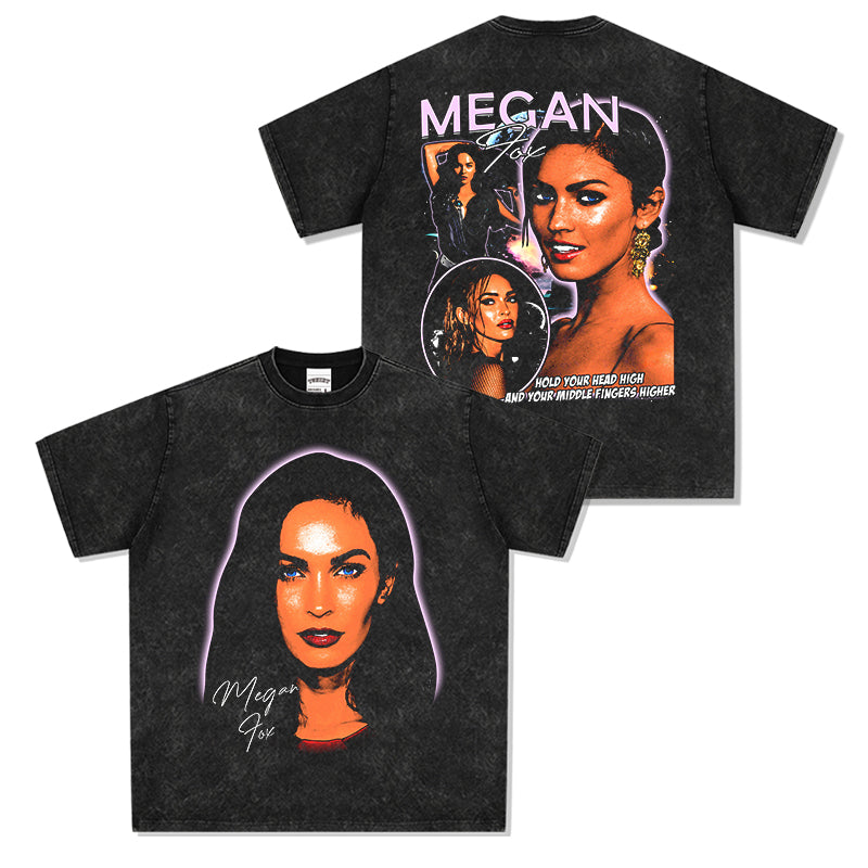 Megan Fox Signature Tee in heavyweight 240gsm cotton
