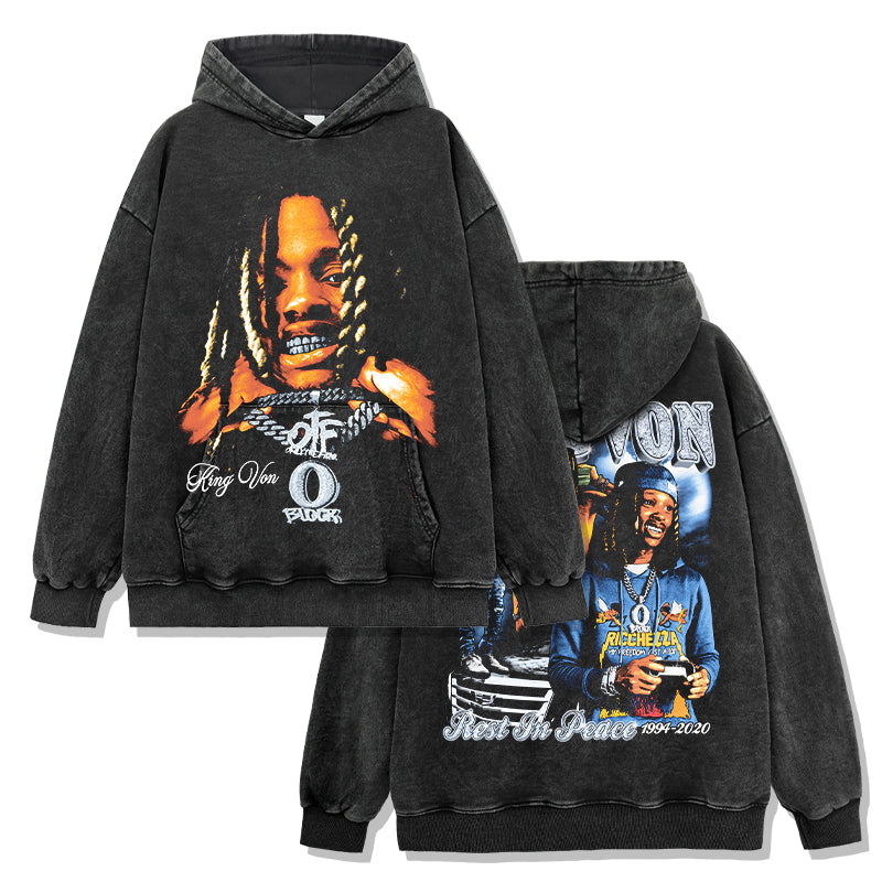Rest In Peace By king Von Hoodie - view 2