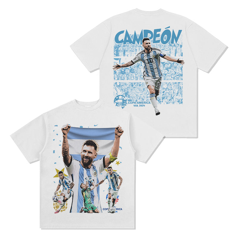 Copa America 2024 Campeón By Messi Tee