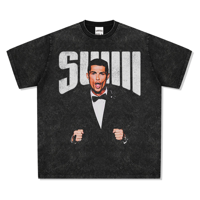 Suiii By Cristiano Ronaldo Tee - view 3