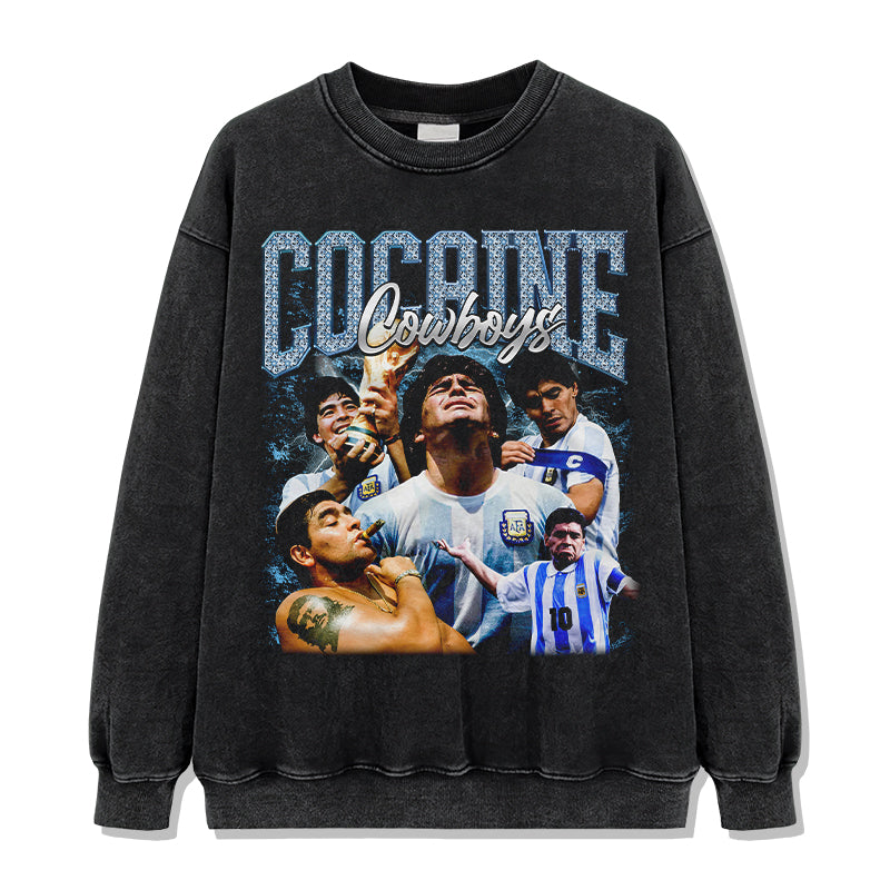 Cocaine Cowboys By Diego Maradona Sweatshirt - view 2