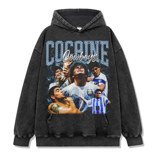 Cocaine Cowboys By Diego Maradona Hoodie
