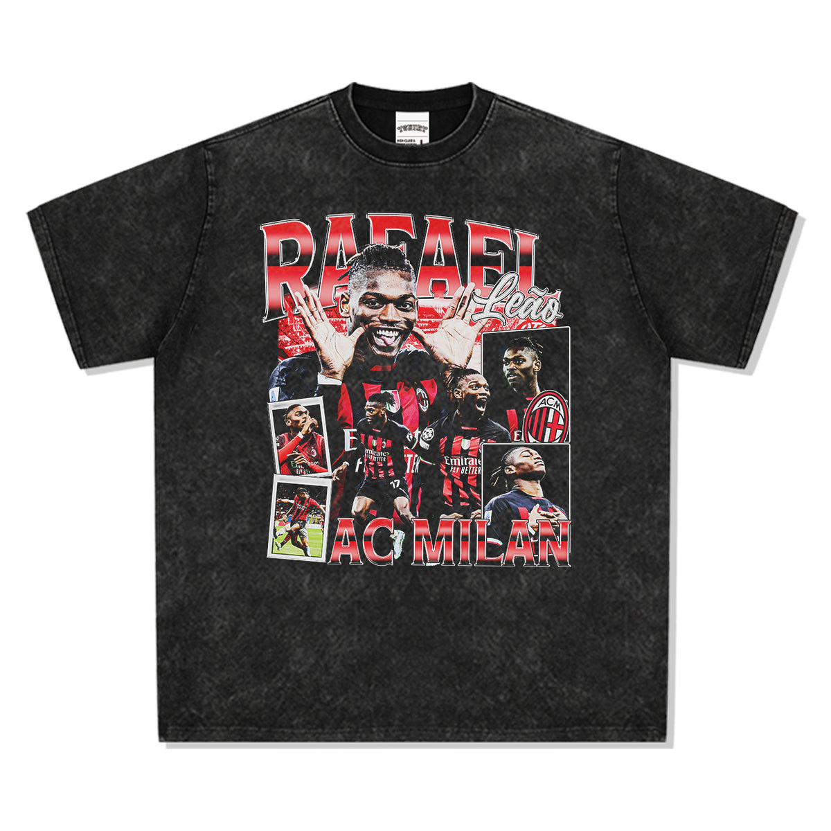 Ac Milan By Rafael Leão Tee - view 4