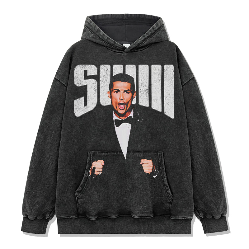 Suiii By Cristiano Ronaldo Hoodie - view 2