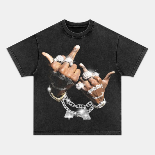 STREET & MIDDLE FINGER TEE