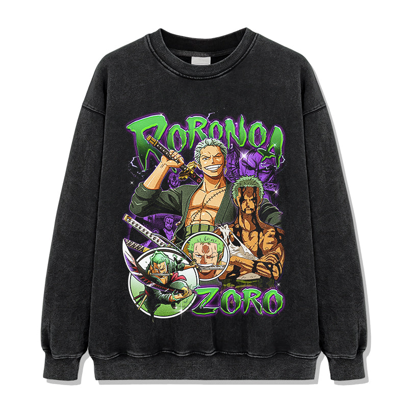 Roronoa Zoro One Piece "Anime"Sweatshirt - view 2