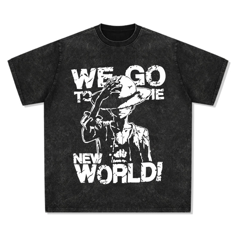 We Go To The New World One Piece "Anime" TEE - view 2