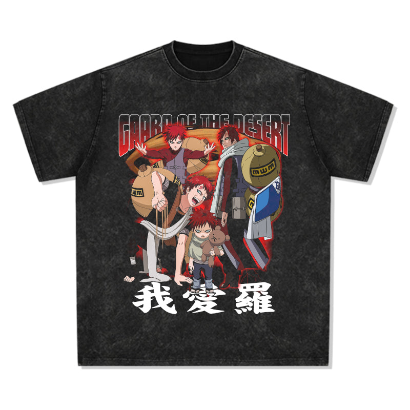 Gaara of the desert Naruto "Anime" TEE - view 2