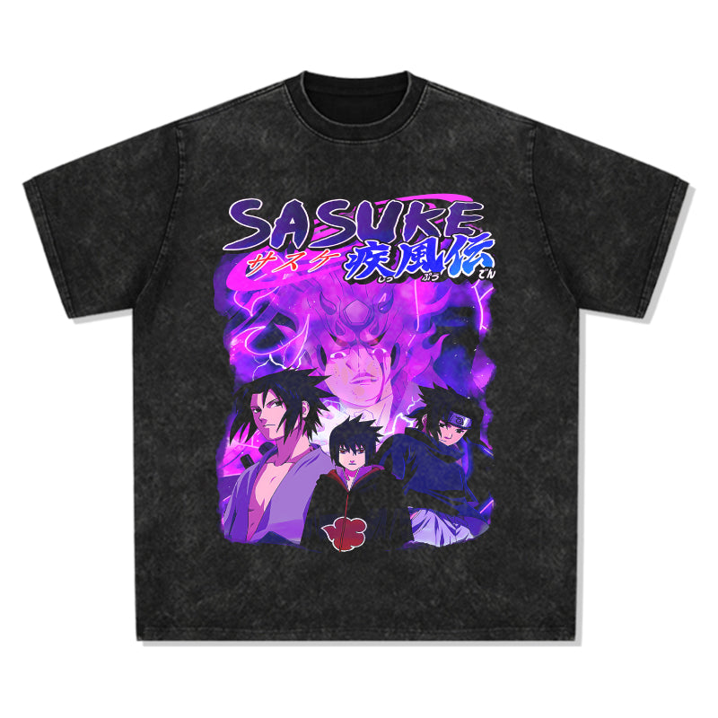 Sasuke Uchiha Naruto "Anime" TEE - view 3