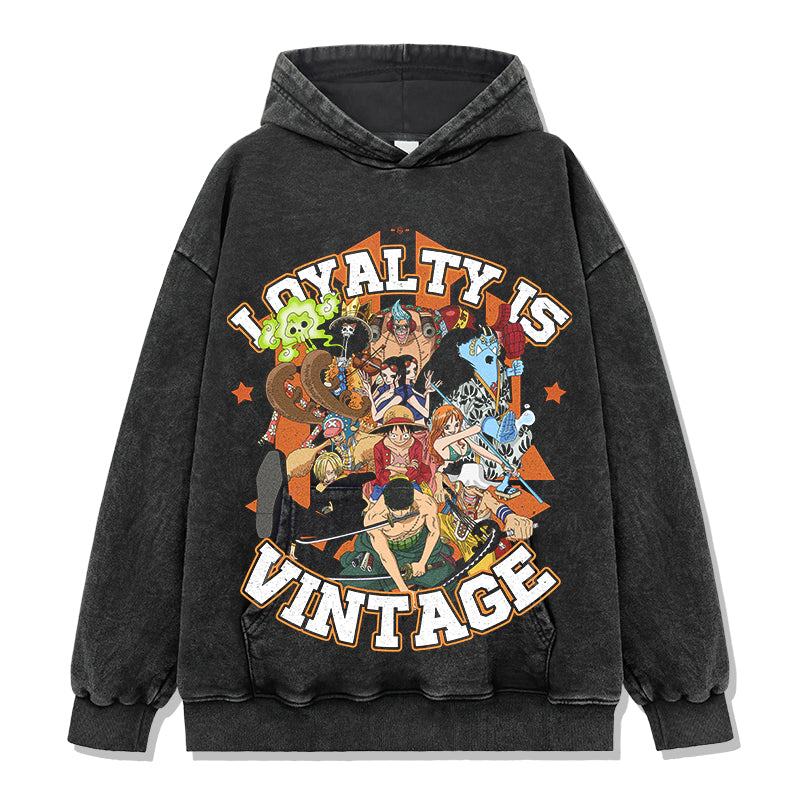 Loyalty s Vintage One Piece "Anime" Hoodie - view 2