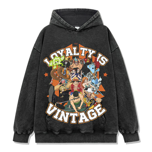 Loyalty s Vintage One Piece "Anime" Hoodie