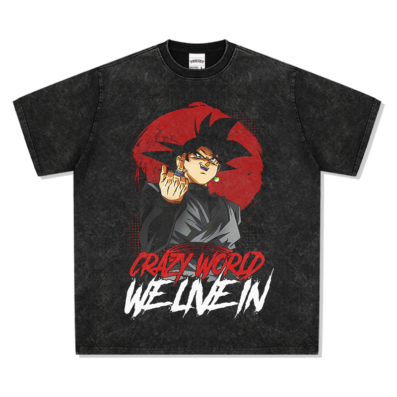 Crazy Word Goku "Anime" TEE - view 3