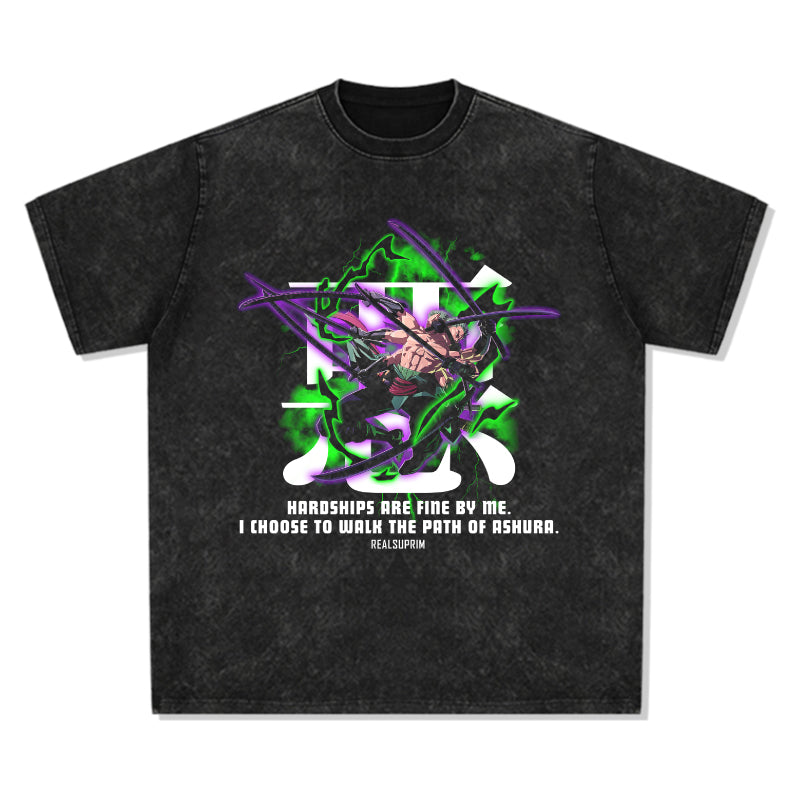 Haroships are fine by me.I choose walk the path of Ashura. Zoro "Anime" TEE - view 2