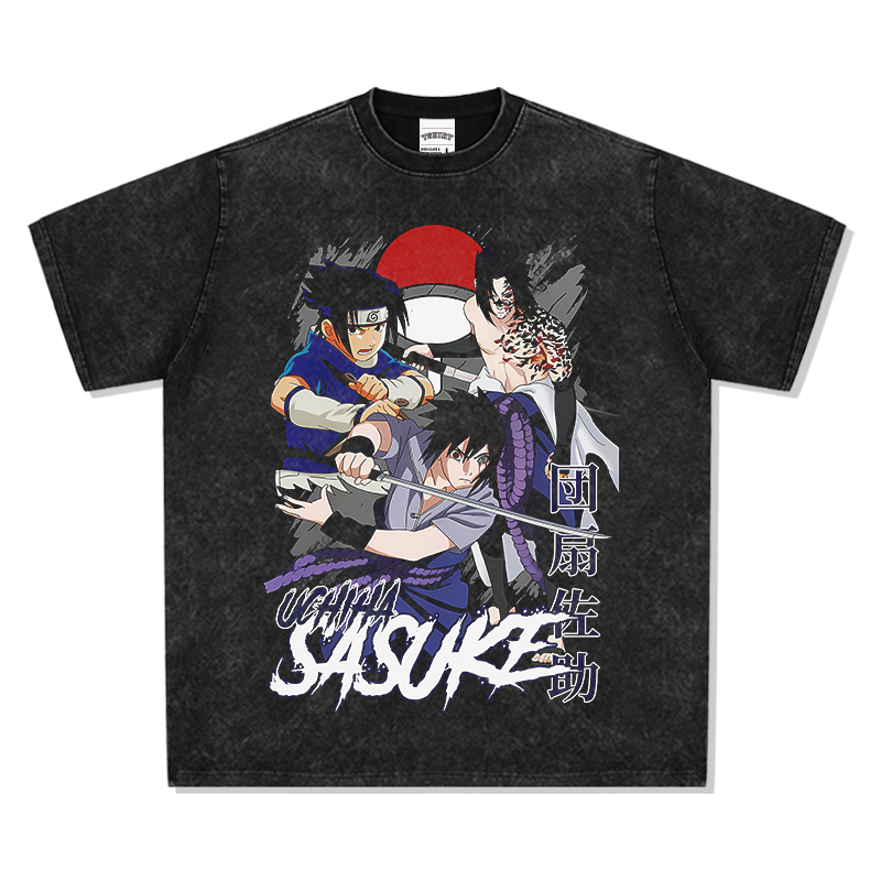 Uchiha Sasuke "Anime" TEE - view 2