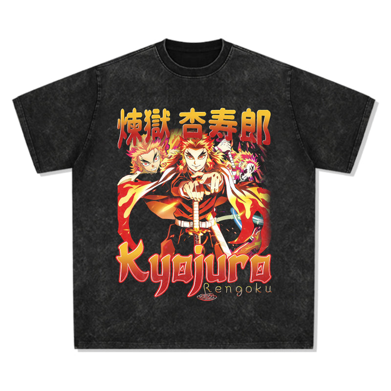 Kyōjurō Rengoku Demon Slayer: Kimetsu no Yaiba "Anime" TEE - view 2