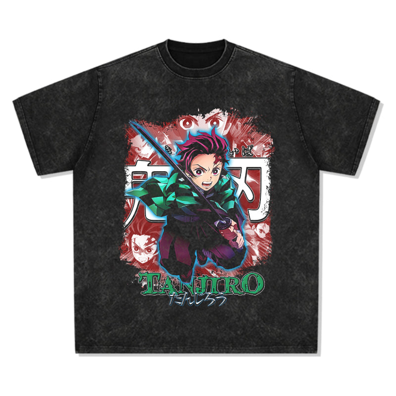 Tanjiro Kamado Demon Slayer: Kimetsu no Yaiba "Anime" TEE - view 2