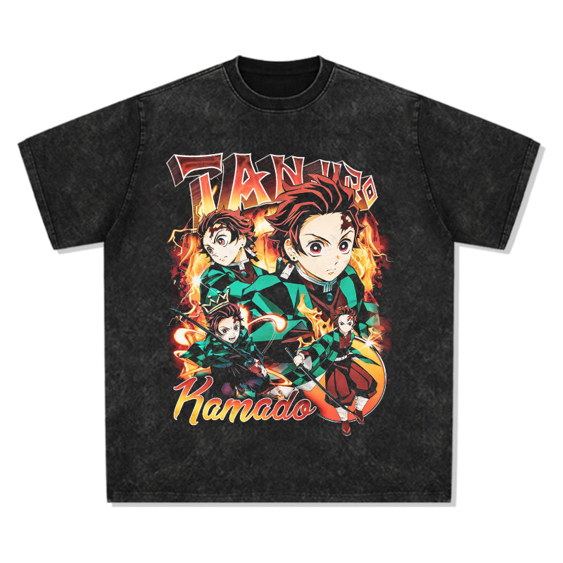 Tanjiro Kamado Demon Slayer "Anime" TEE - view 2