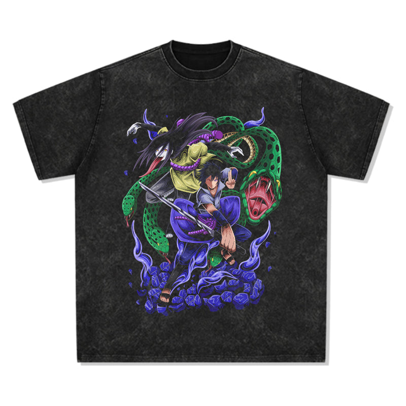 Orochimaru and Sasuke "Anime "TEE - view 2