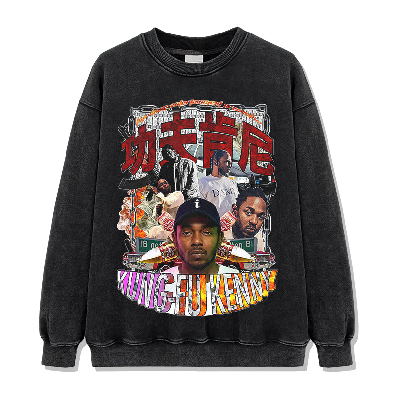 Kungfu Kenny By Kendrick Lamar Sweatshirt - view 2