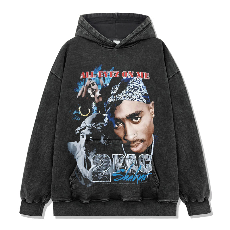 All Eyez On Me By Tupac Shakur Hoodie - view 2