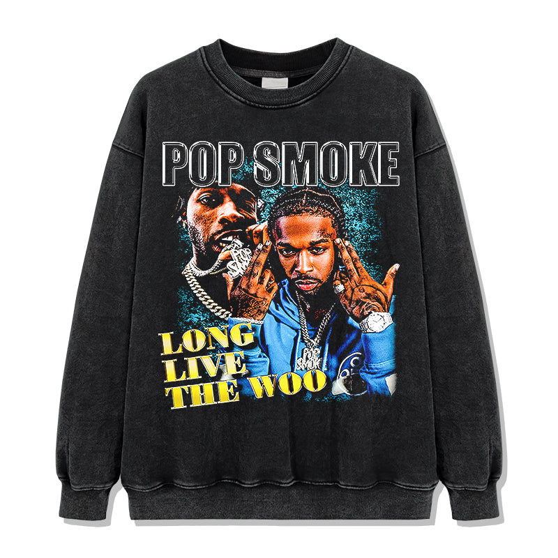 Long Live The Woo By Popsmoke Sweatshirt - view 2