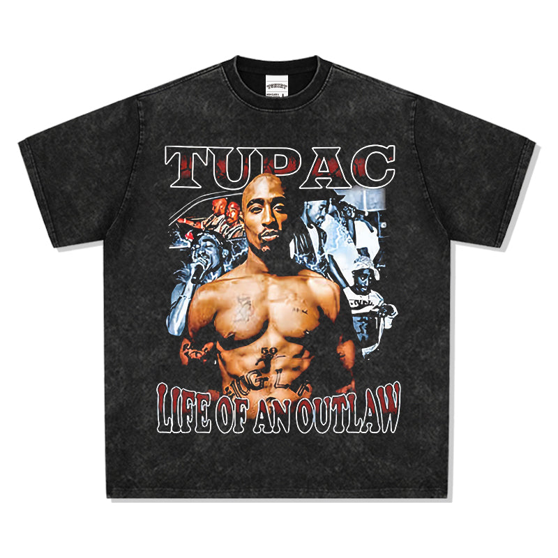 Life Of An Outlaw By Tupac Shakur TEE - view 3
