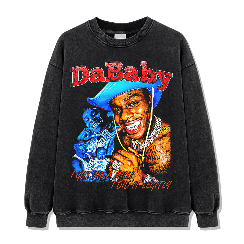 I Got A Milli I Did It Legitly By DaBaby Sweatshirt - view 2