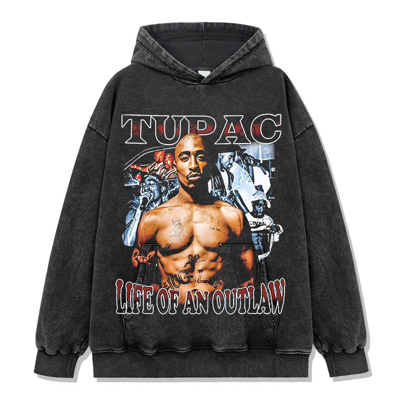 Life Of An Outlaw By Tupac Shakur Hoodie - view 2
