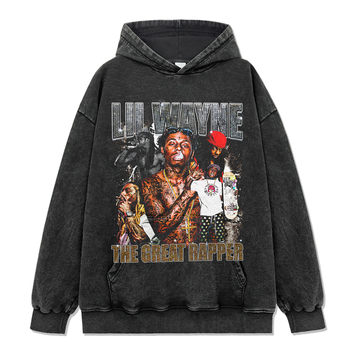 The Great Rapper By Lil Wayne Hoodie - view 2