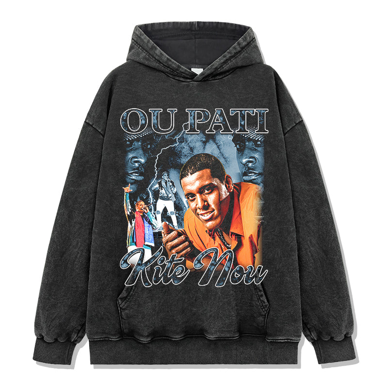 OU PATI  KITE NOW By Mika Benjamin HOODIE - view 2
