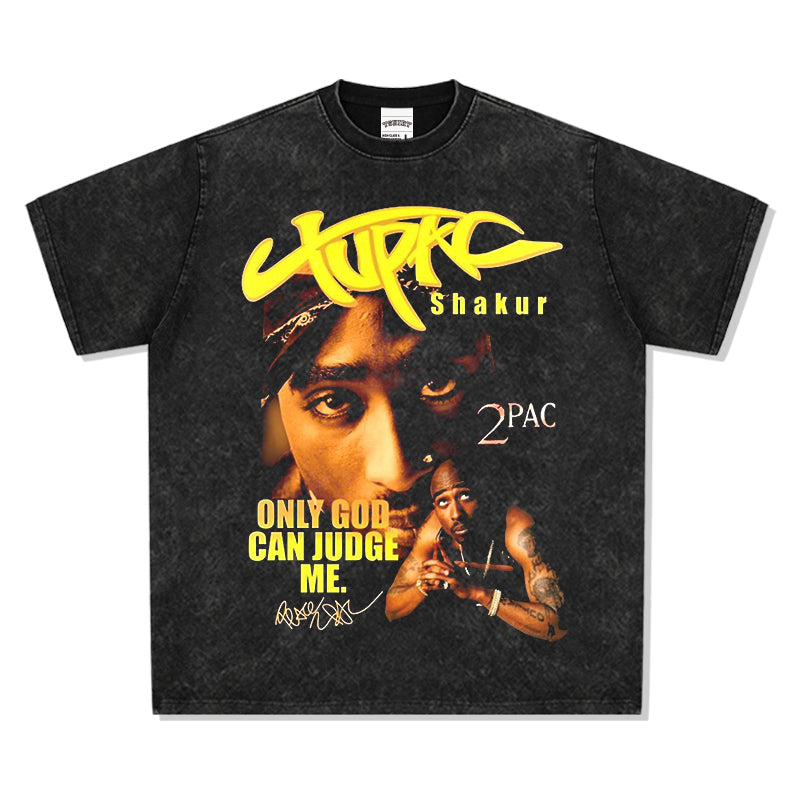 Only God Can Judge Me  By Tupac Shakur Signature TEE - view 3
