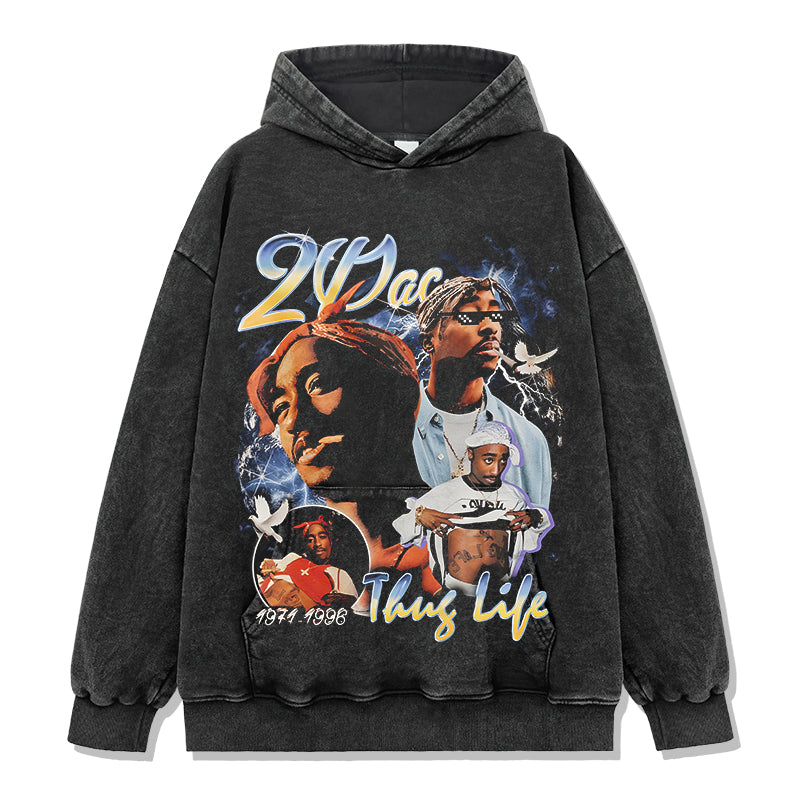 This Life By Tupac Shakur Hoodie - view 2