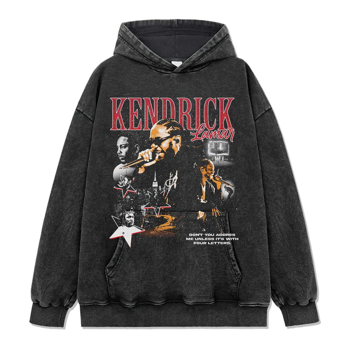 Don't You Address Me Unless It's With Four Letters By Kendrick Lamar Hoodie - view 2