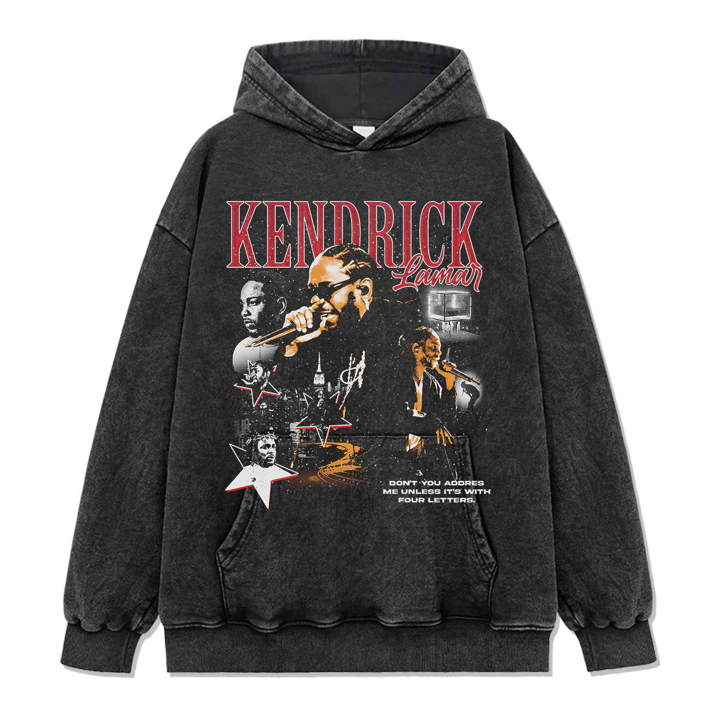 Don't You Address Me Unless It's With Four Letters By Kendrick Lamar Hoodie - view 2