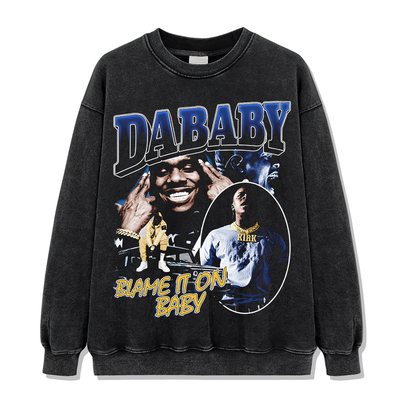 Blame It On Baby By DaBaby Sweatshirt - view 2
