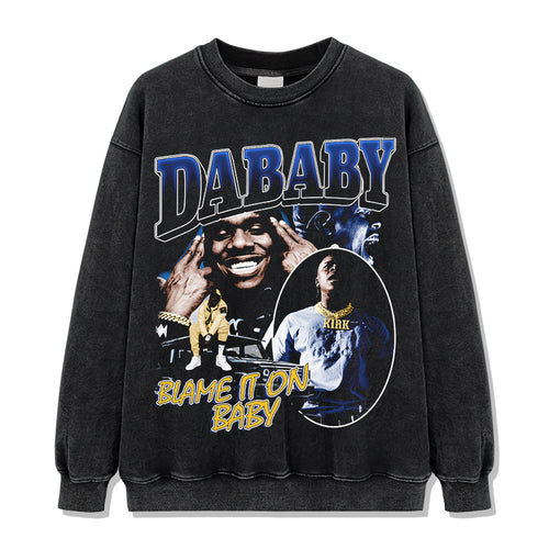 Blame It On Baby By DaBaby Sweatshirt - view 2