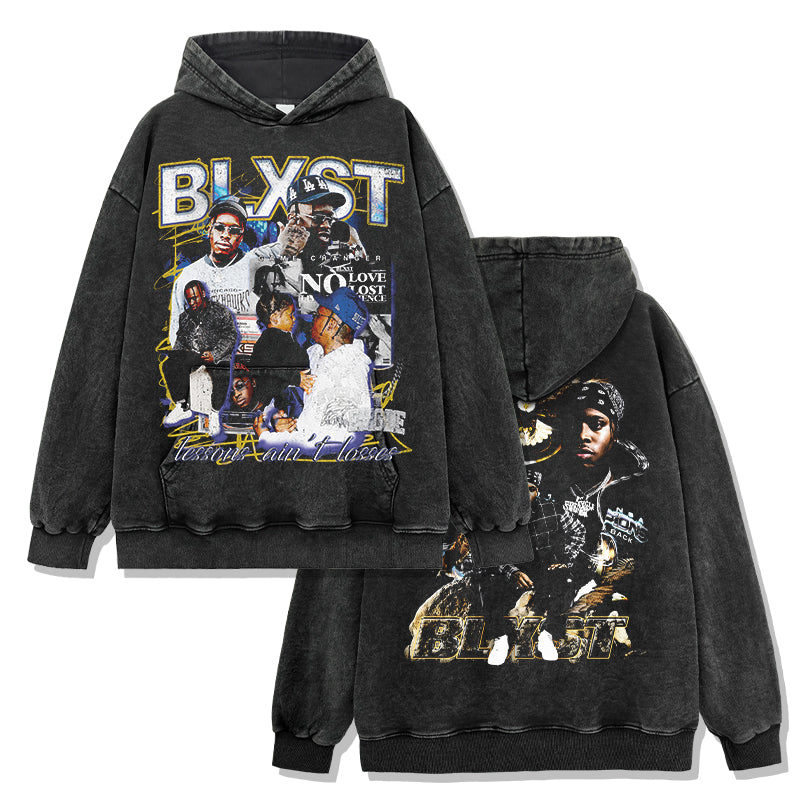 Lessons Ain't Losses By Blxst Hoodie - view 2