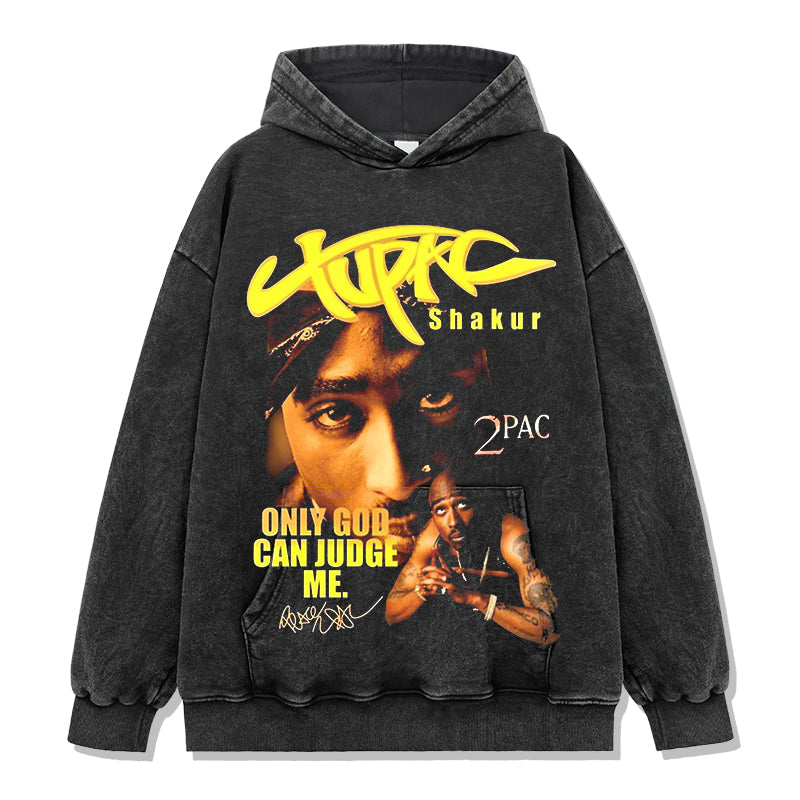 Only God Can Judge Me  By Tupac Shakur Signature Hoodie - view 2