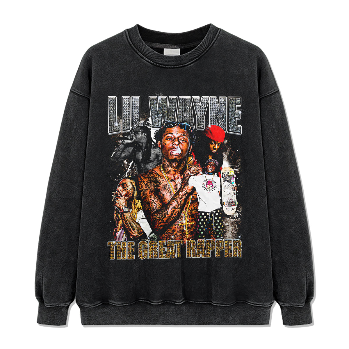The Great Rapper By Lil Wayne Sweatshirt - view 2