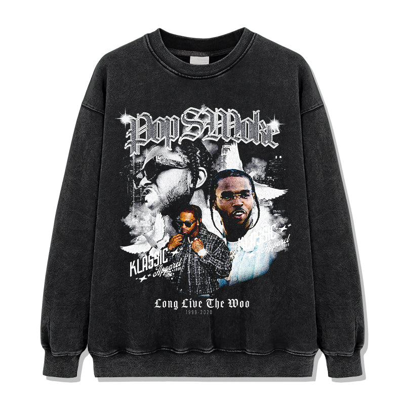 long live the woo By Pop Smoke Sweatshirt - view 2