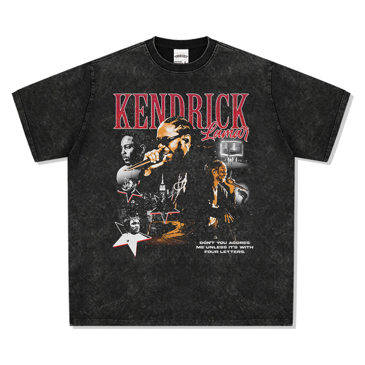 Don't You Address Me Unless It's With Four Letters By Kendrick Lamar Tee - view 3