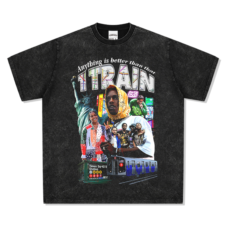 Anything is better than that 1 Train By Asap Rocky TEE - view 3