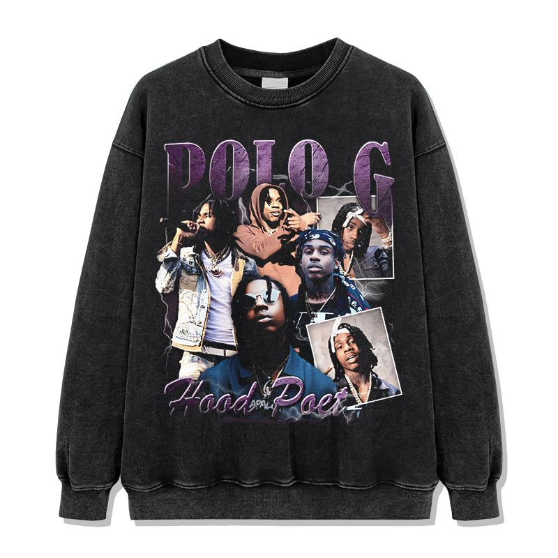 Hood Poet By Polo G Sweatshirt - view 2
