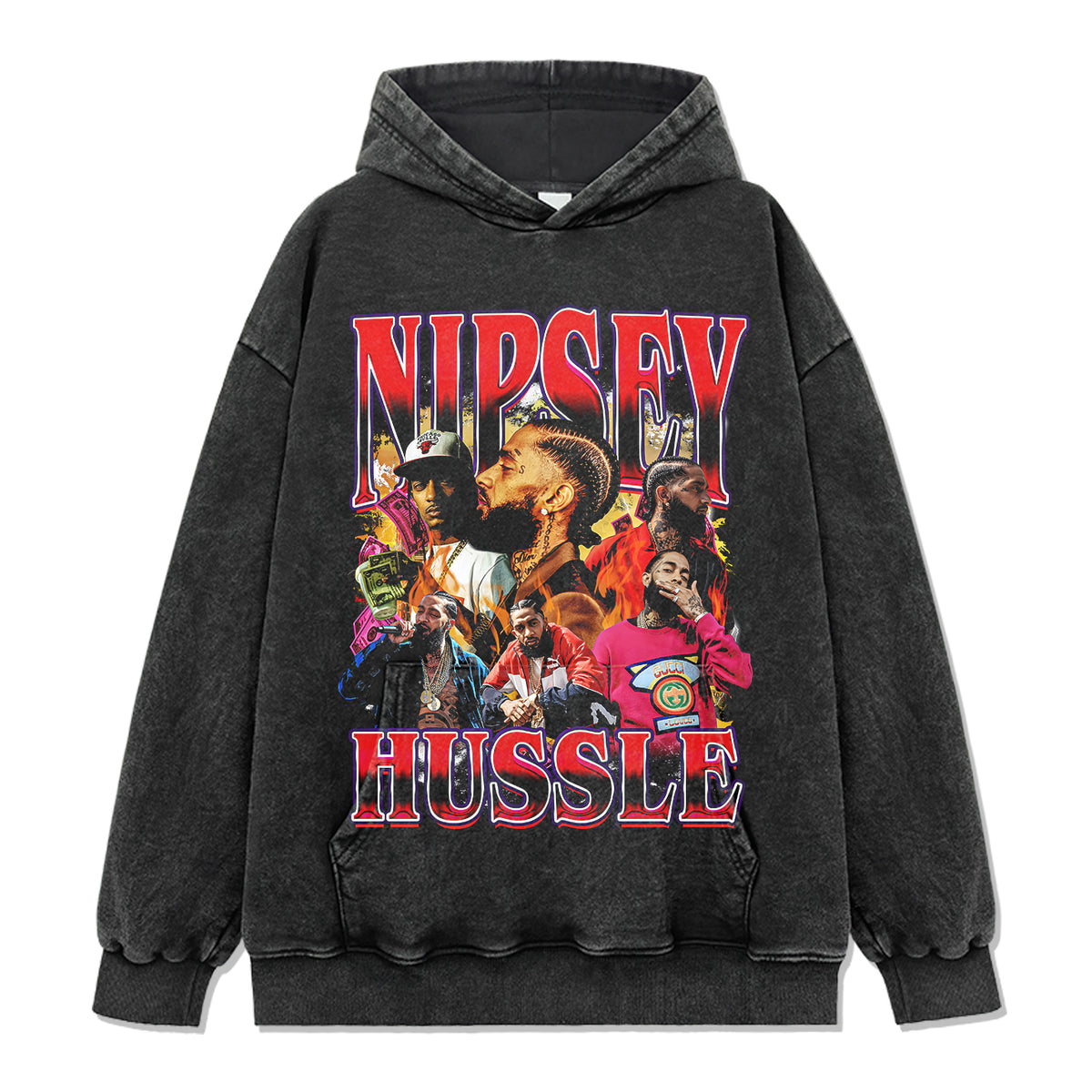Nipsey Hussle Tee Hoodie - view 2