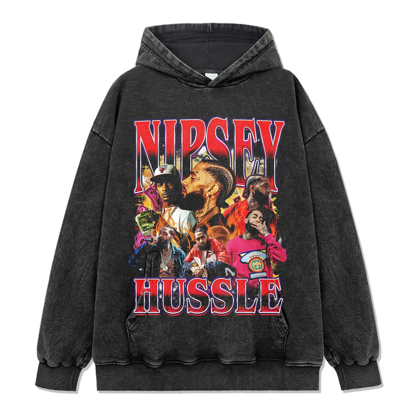Nipsey Hussle Tee Hoodie - view 2