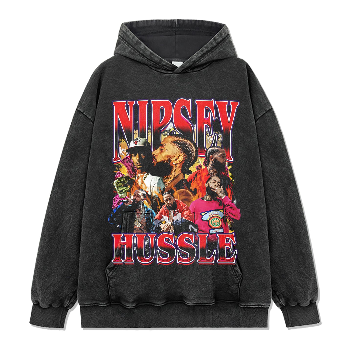 Nipsey Hussle Tee Hoodie - view 2