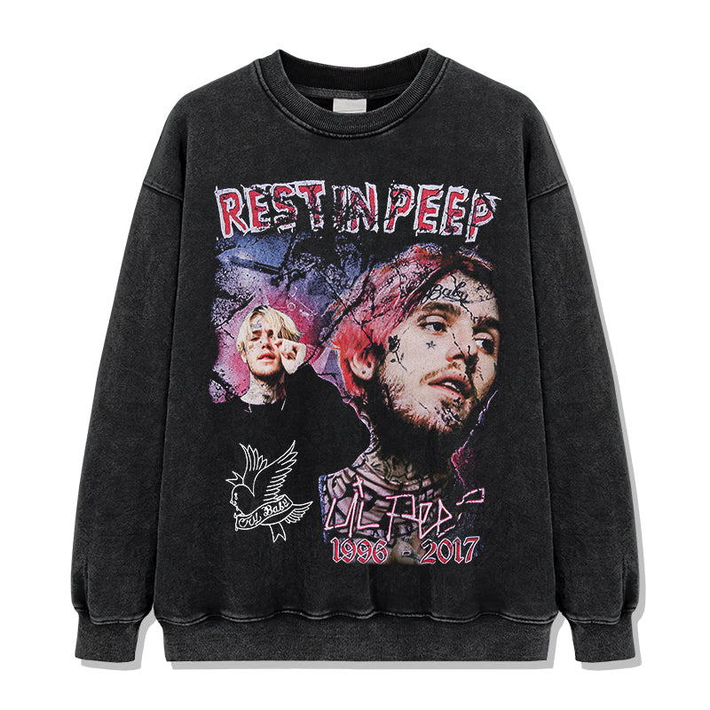 Rest in Peep by Lil Peep Sweatshirt - view 2