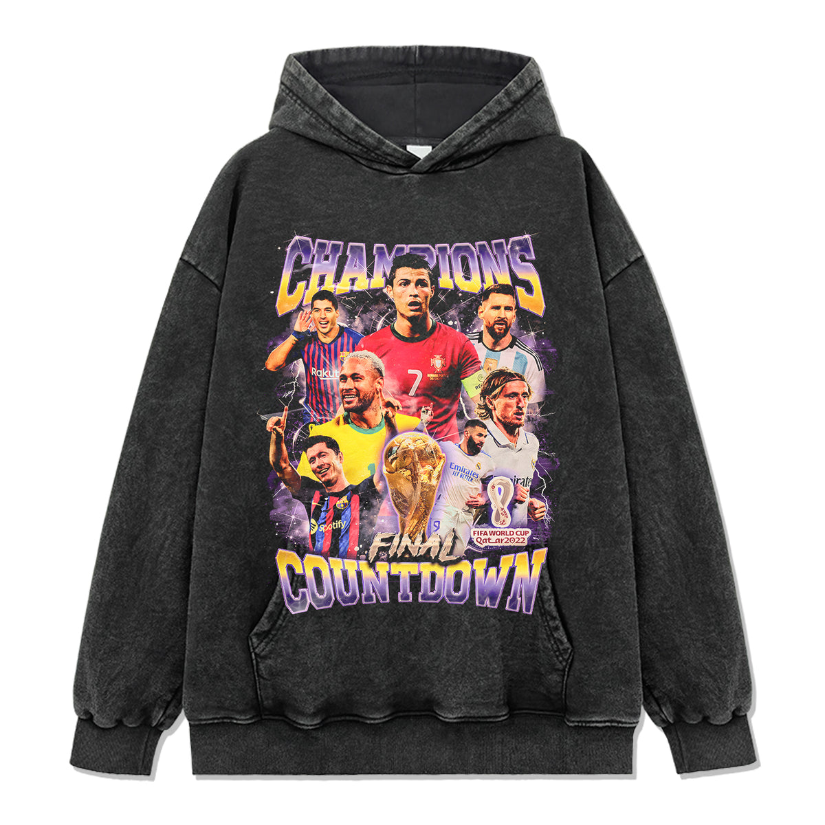 Champions Final Countdown Fifa World Cup Qatar 2022 Hoodie - view 2