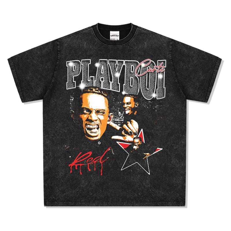 Red by Playboi TEE - view 3