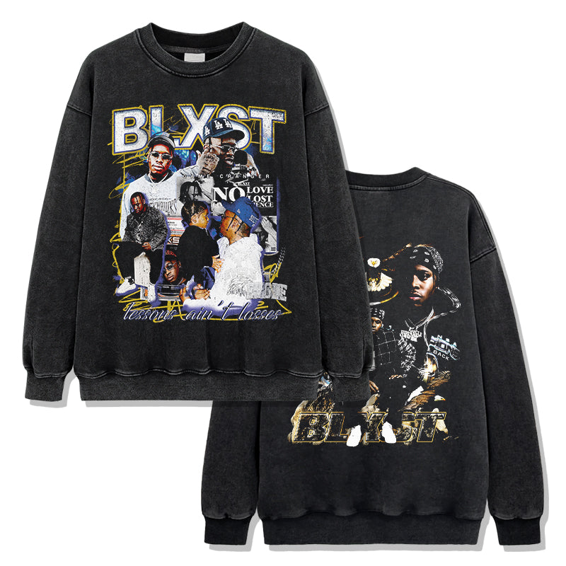 Lessons Ain't Losses By Blxst Sweatshirt - view 2